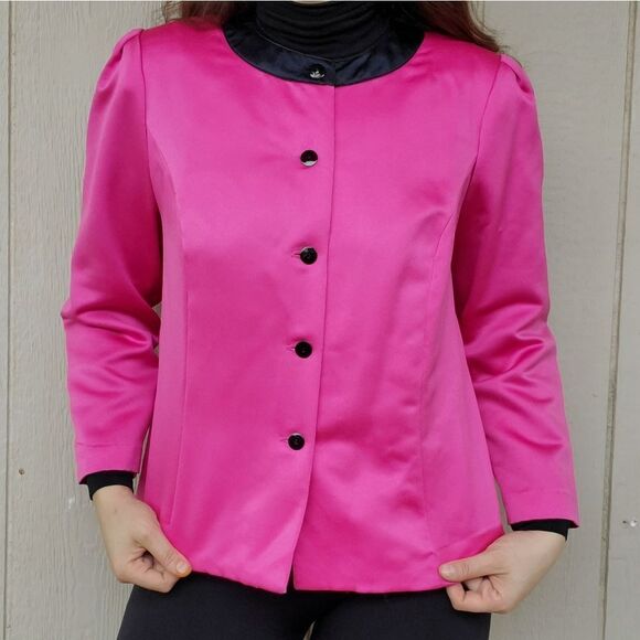 AMY ADAMS Pink button down jacket - Picture 8 of 11